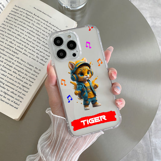 Music Cat Customize Transparent Silicon Case For Nothing
