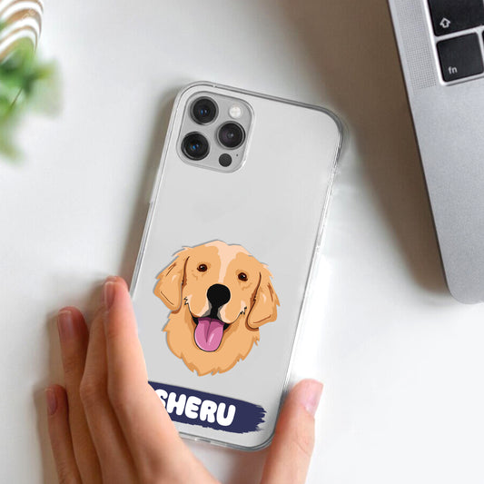 Dog Lovers Customize Transparent Silicon Case For Samsung