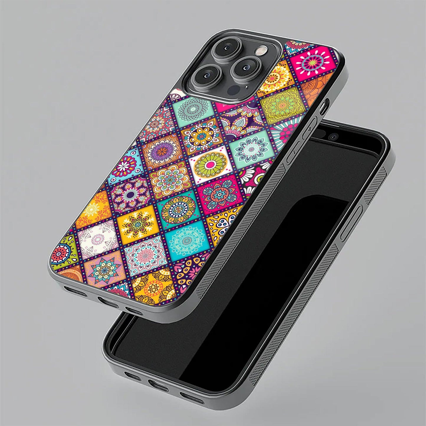 Mandala Glass Case Cover V2 For Redmi 9A / Redmi 9i / Redmi 9A Sport - ShopOnCliQ