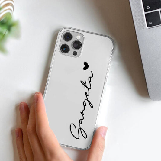 Customize Name Transparent Silicon Case For Nothing