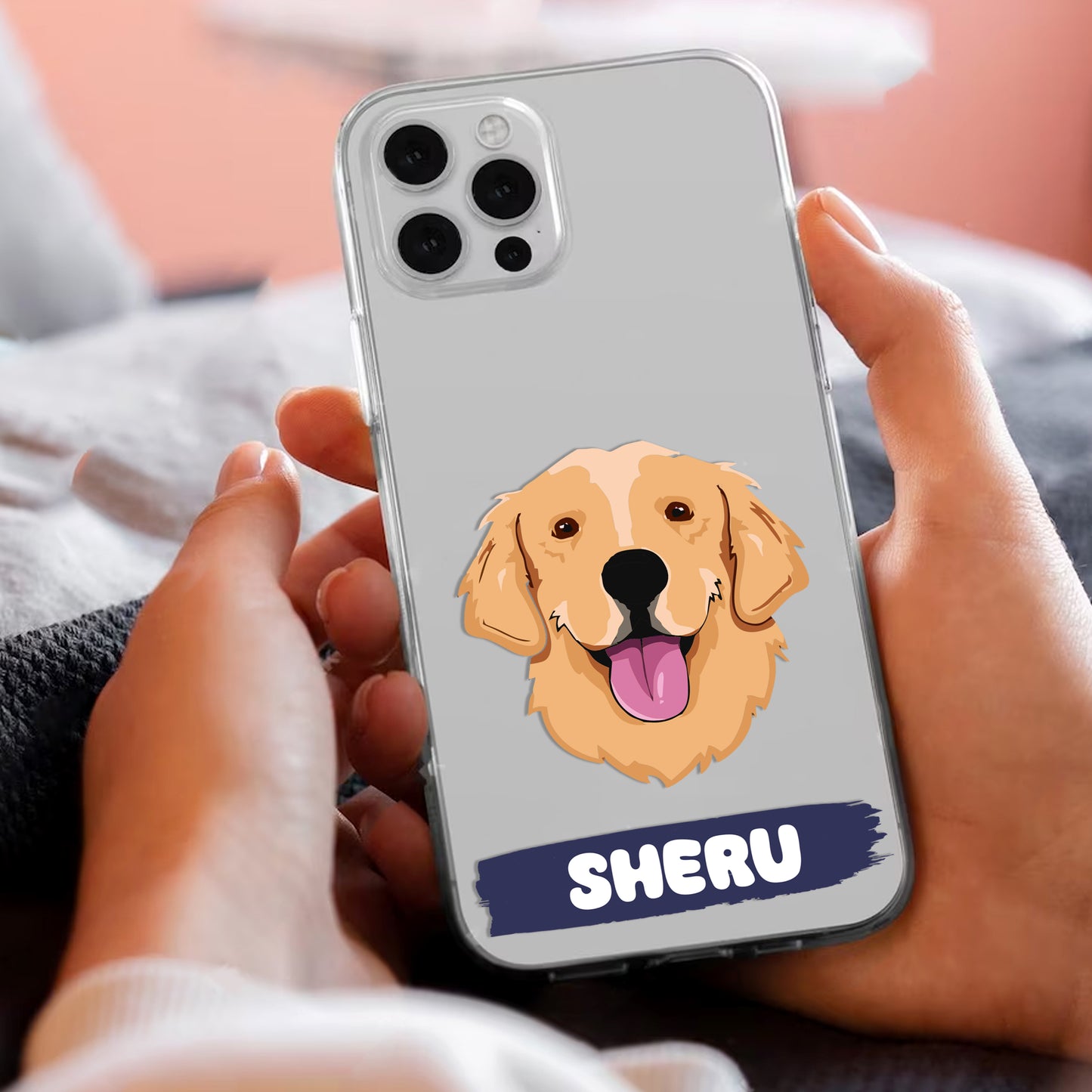 Dog Lovers Customize Transparent Silicon Case For Poco