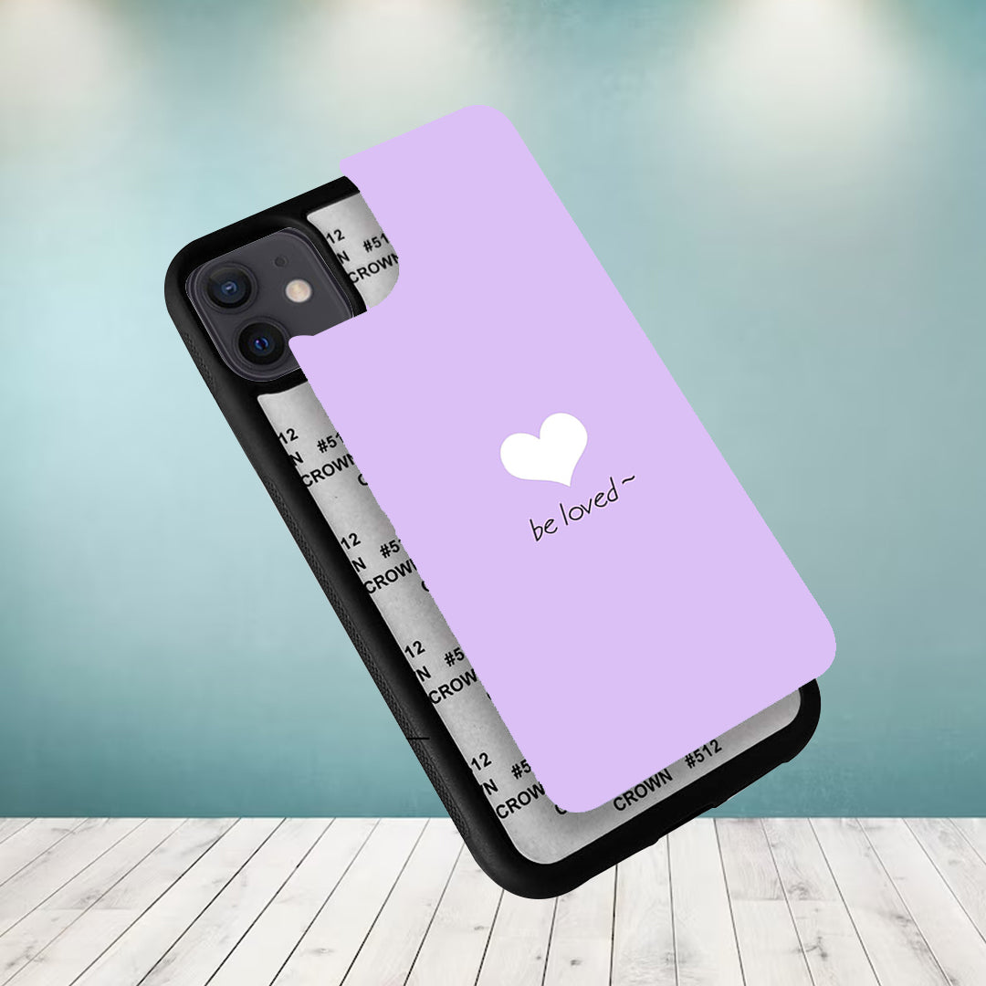 Be loved Glossy Metal Case Cover For iPhone