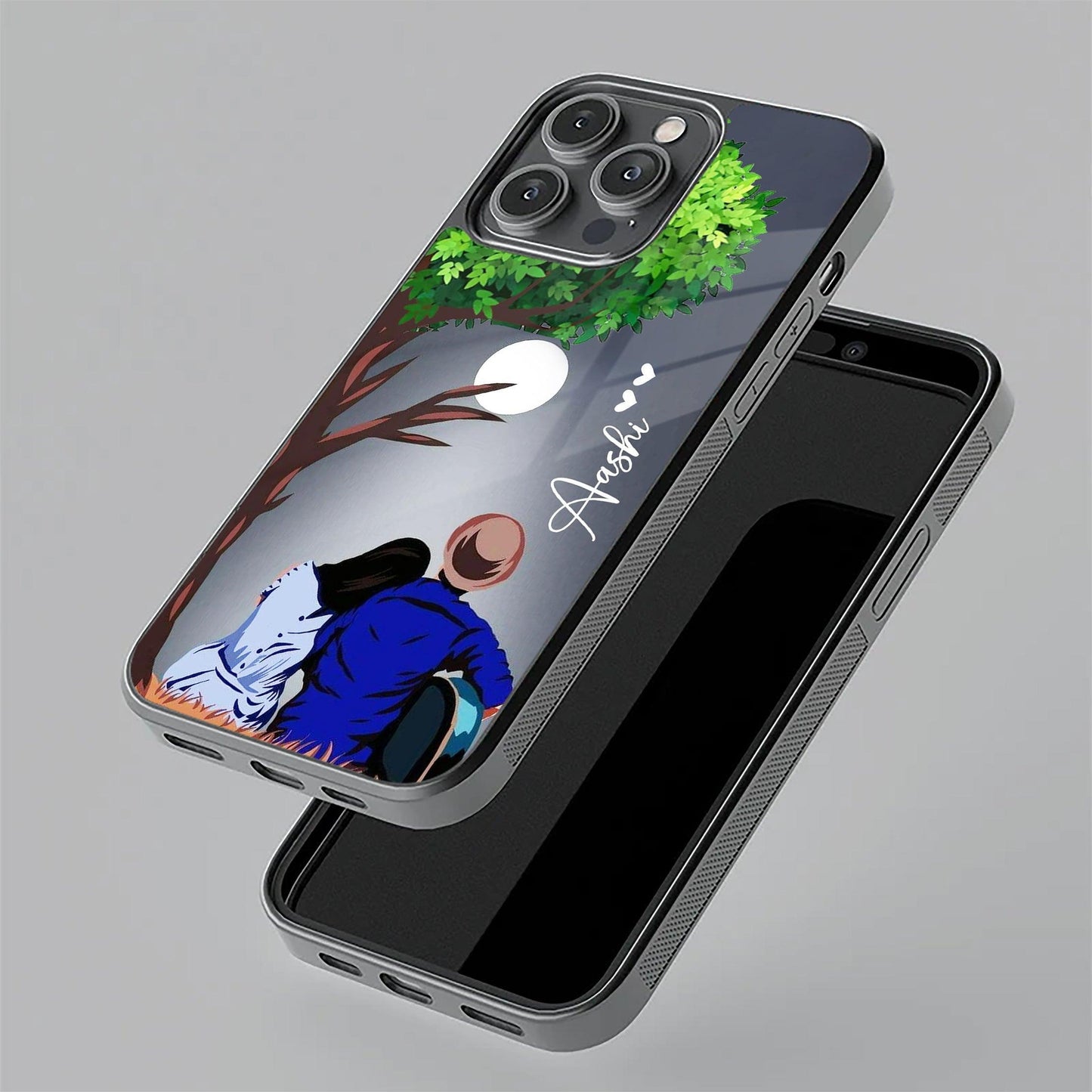 Couple Glass Case Cover For Redmi 9A / Redmi 9i / Redmi 9A Sport - ShopOnCliQ