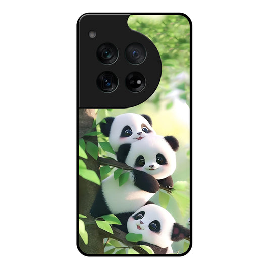 Panda Glossy Metal Case Cover For OnePlus