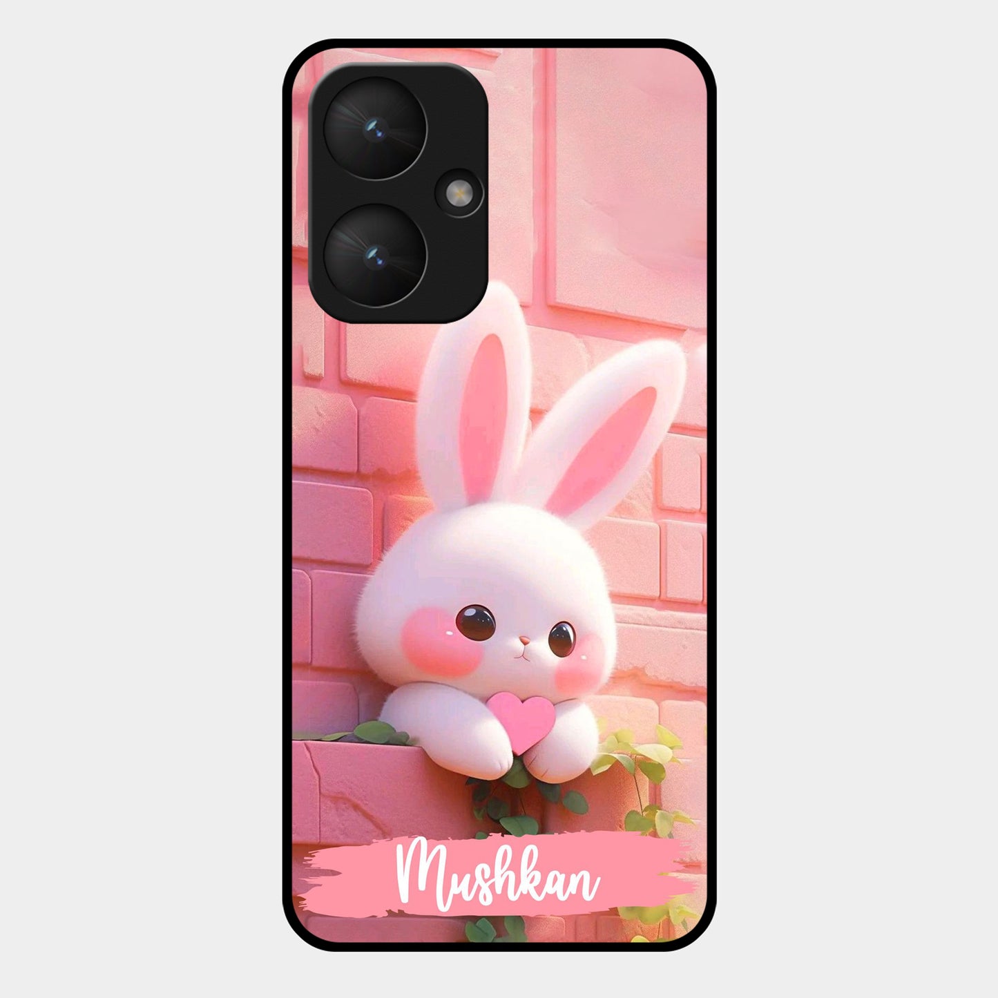 Bunny Glossy Metal Case Cover For Redmi