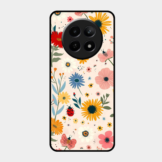 The Floral Bush Glossy Metal Case Cover For Realme