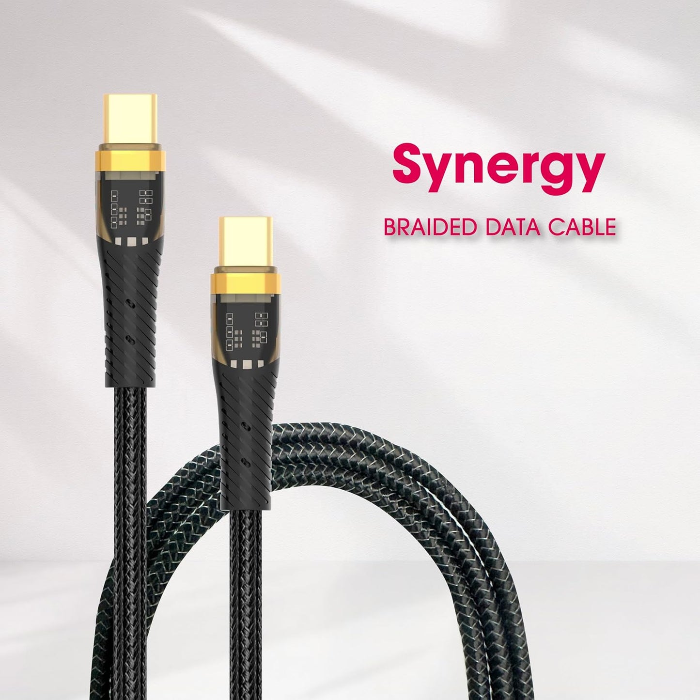 SYNERGY Type-C to Type-C 100W Fast Charging Cable | 1.5M