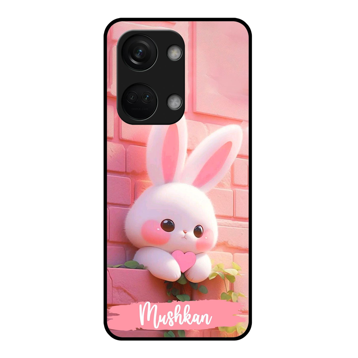 Bunny Glossy Metal Case Cover For OnePlus