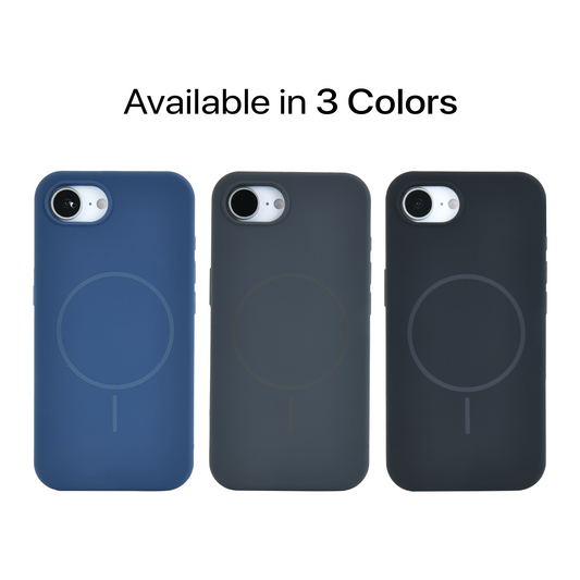 Anti Dust Magsafe Silicone Case - iPhone 16e (Grey)