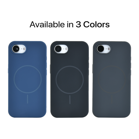 Anti Dust Magsafe Silicone Case - iPhone 16e (Black)
