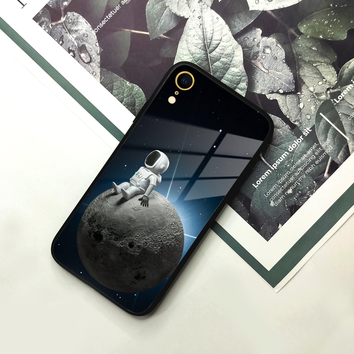 Astronod Moon Glass Case Cover For iPhone