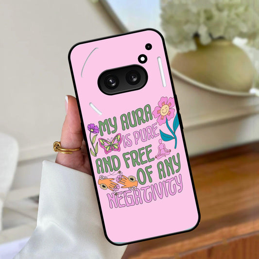 Aura Is Pure Glossy Metal Case Cover For Nothing - ShopOnCliQ