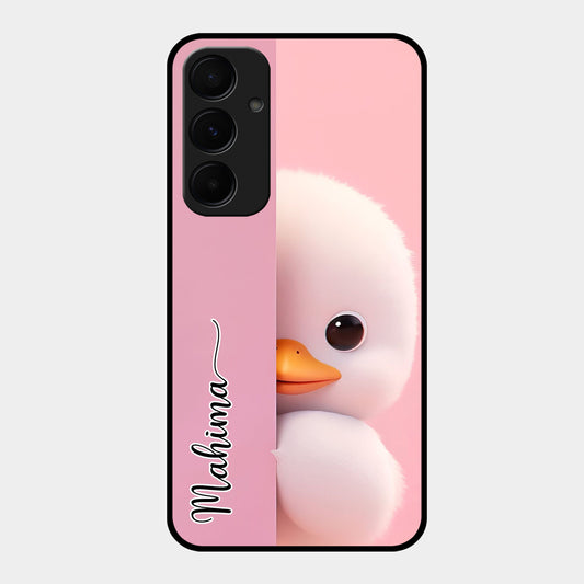 Baby Duck Glossy Metal Case Cover For Samsung