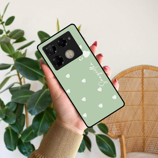 Be Loved Glossy Customised Metal Case Cover Mint Green For Infinix - ShopOnCliQ