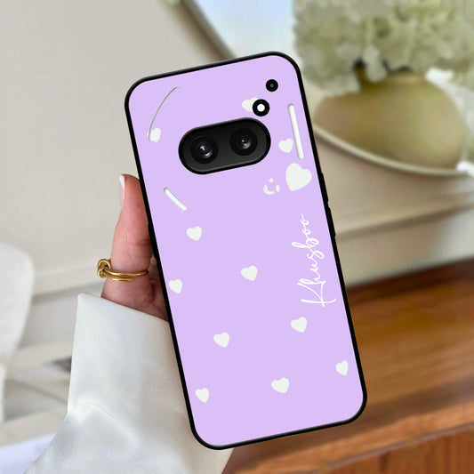 Be Loved Glossy Customised Metal Case Cover Purple For Nothing - ShopOnCliQ