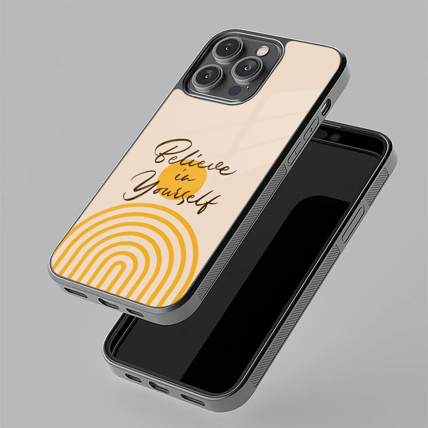 Believe In Yourself Glass Case Cover For Motorola