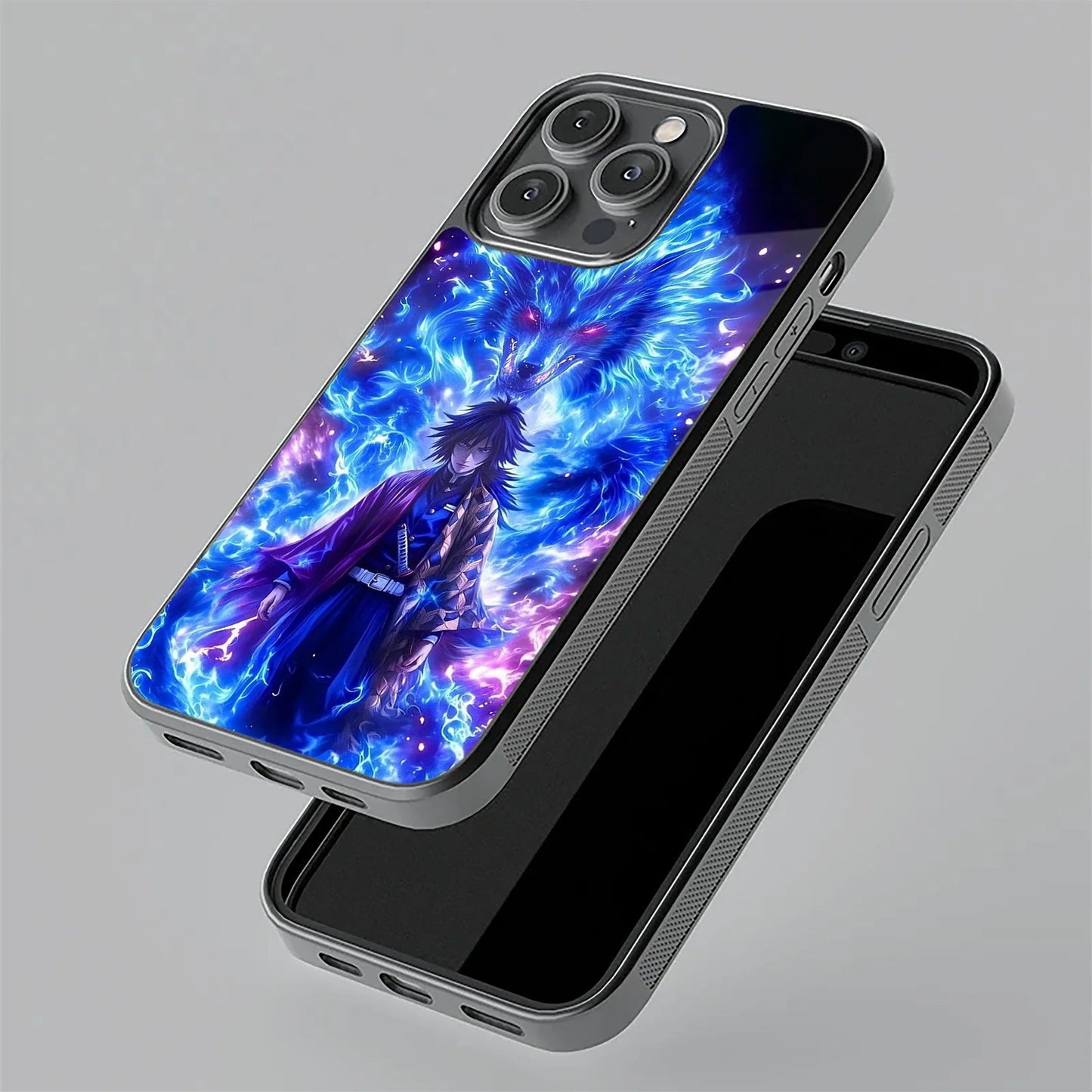 Blue Blade Glass Case Cover For iPhone - ShopOnCliQ