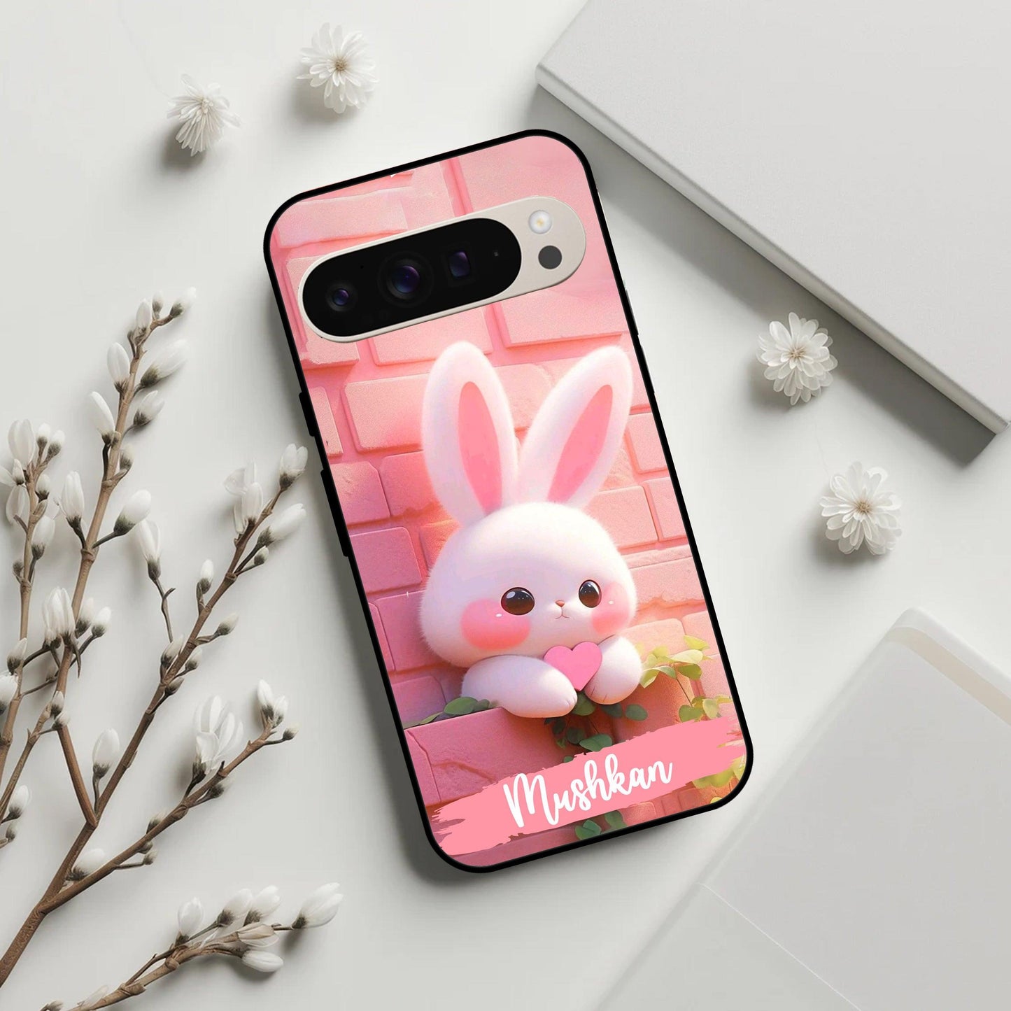 Bunny Glossy Metal Case Cover For Google