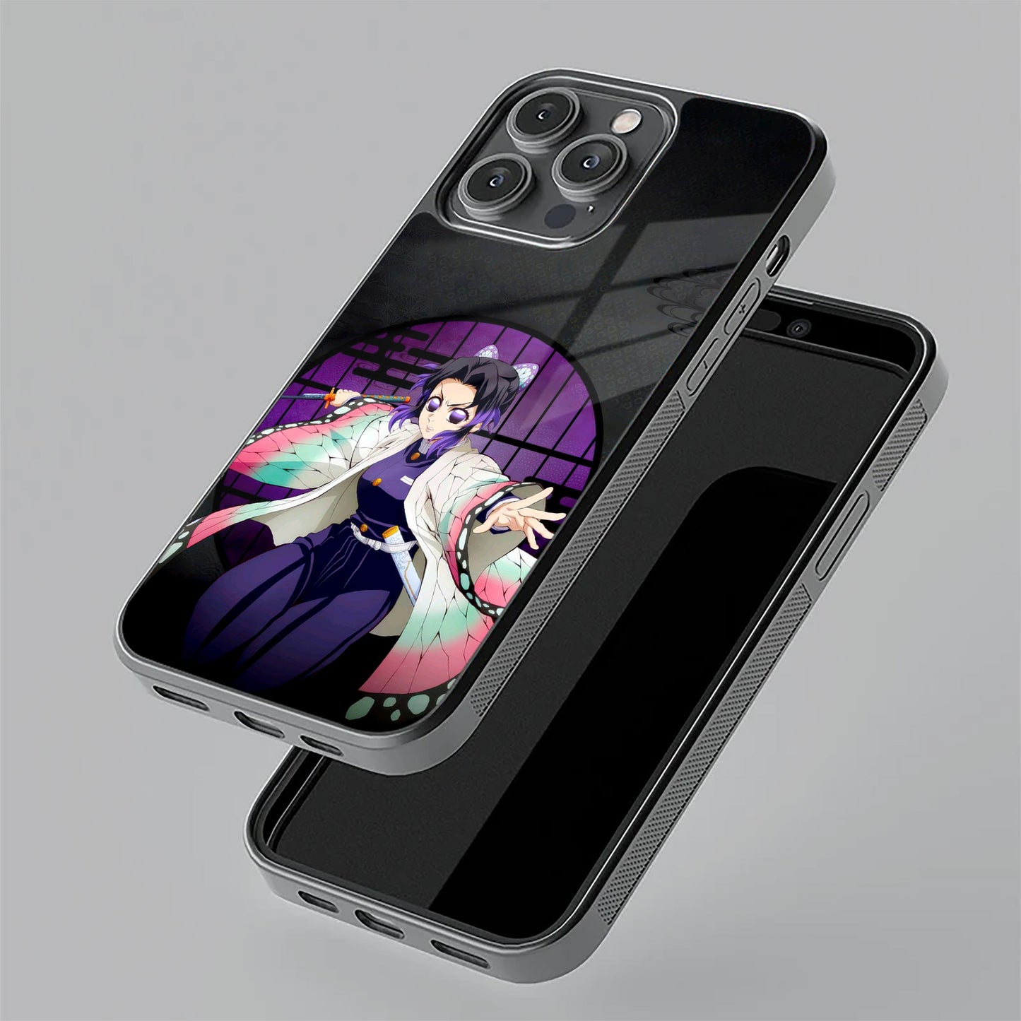 Butterfly Blade Glass Case Cover For Samsung