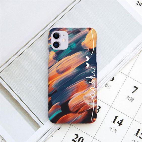 Canvas Print Slim Phone Case Cover Cover Yellow For Realme/Narzo