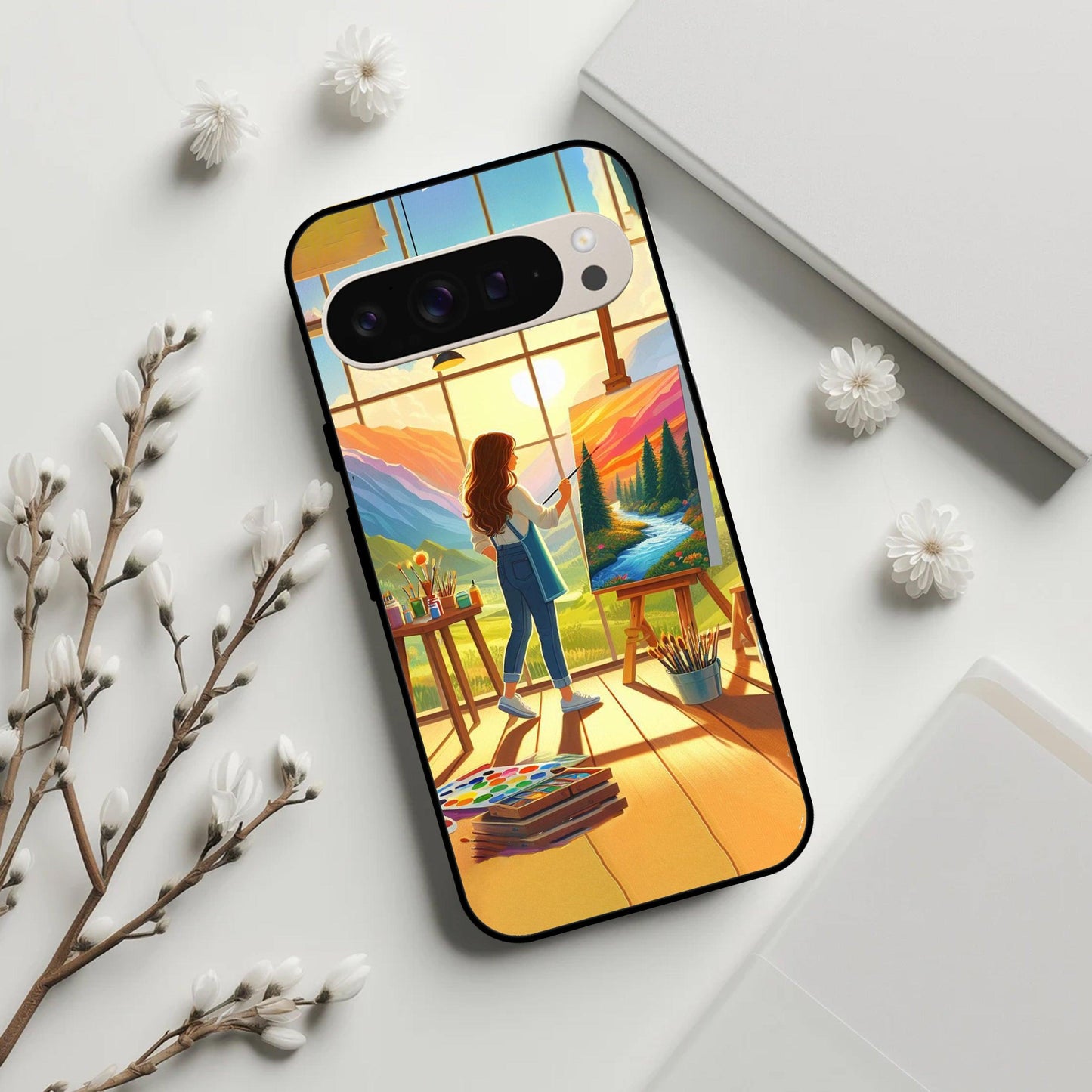 Canvas of Dreams Glossy Metal Case Cover For Google