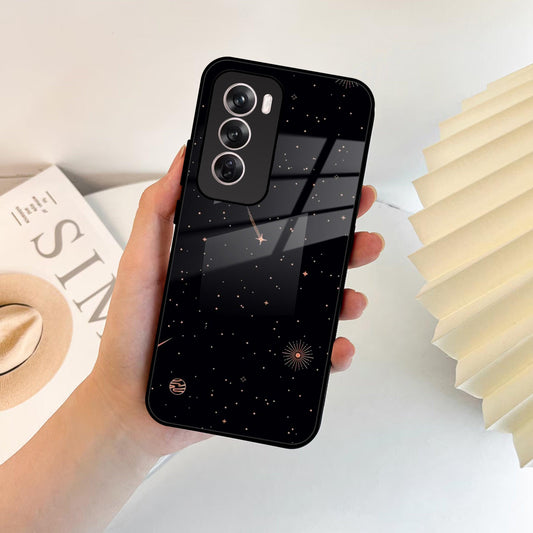 Celestial Design Glossy Metal Case Cover For Oppo - ShopOnCliQ