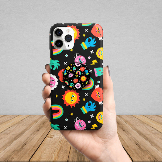 Comic elements colorful seamless pattern Phone Case Cover For iPhone