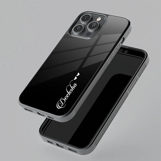 Customize Name Gradient Glass Case Cover Black For Samsung - ShopOnCliQ