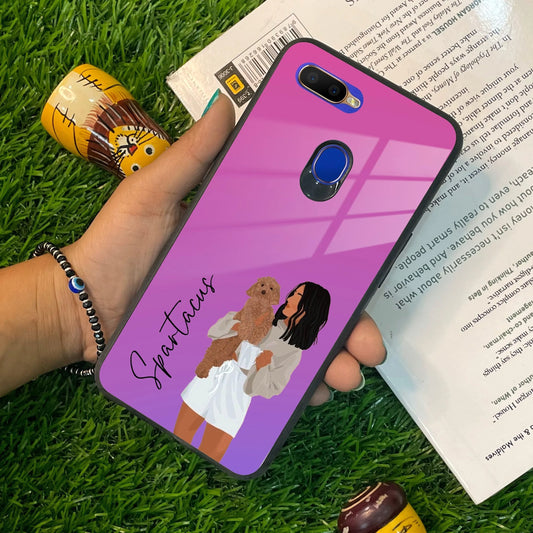 Customize Pet Name Glass Case For Oppo - ShopOnCliQ
