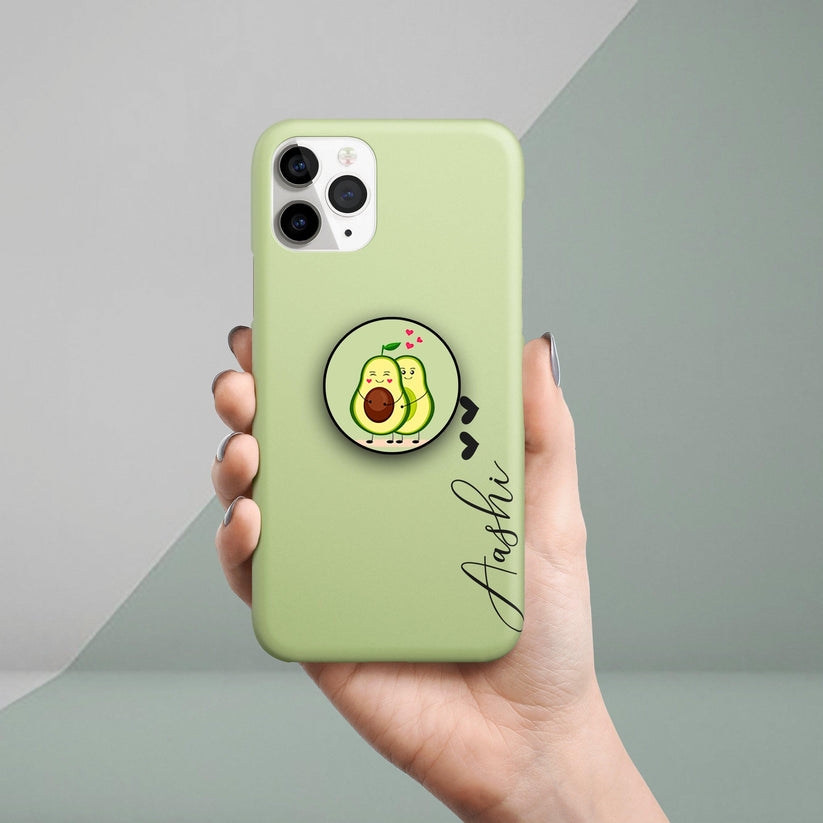 Cute Avocado Slim Matte Case V2  For Oppo