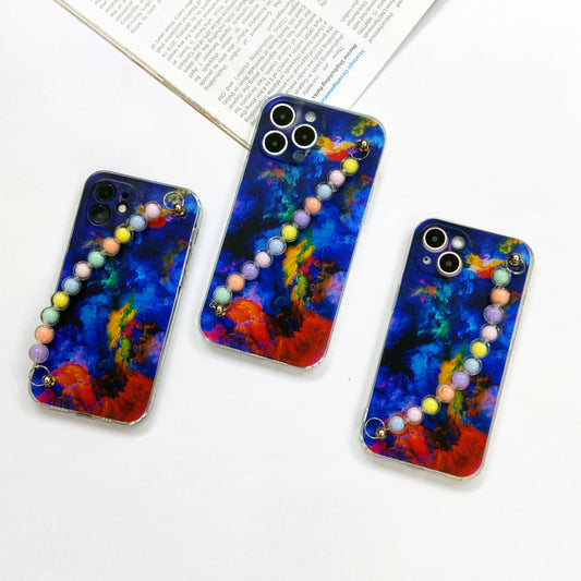 Cute Flowers Phone Case With Hand Chain iPhone ( Abstract ) ShopOnCliQ