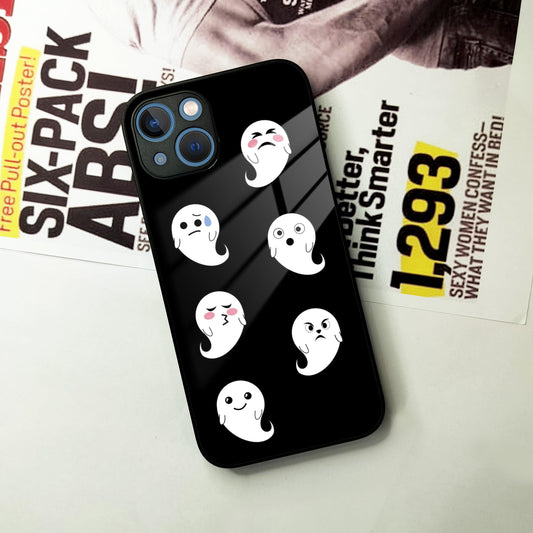 Cute Ghost Glass Case Cover For iPhone - ShopOnCliQ