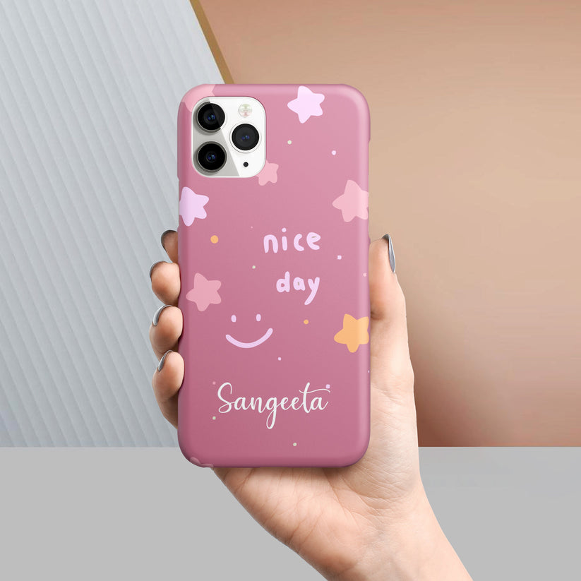 Cutie Nice Day Slim Phone Case Cover Color Pink For OnePlus