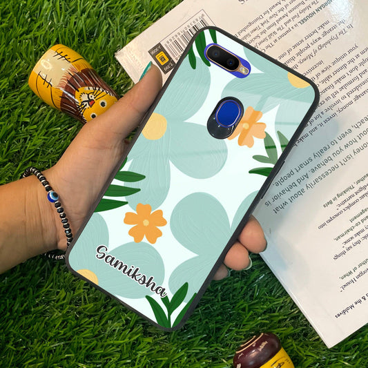 Daisy Dreams Customized Glass Case Cover For Oppo
