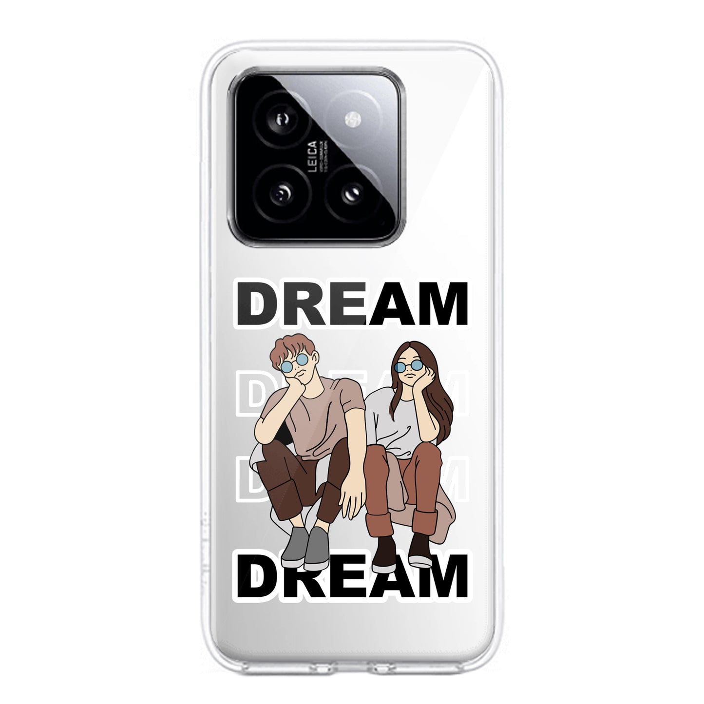 Couple Dream Transparent Silicon Case For Redmi/Xiaomi