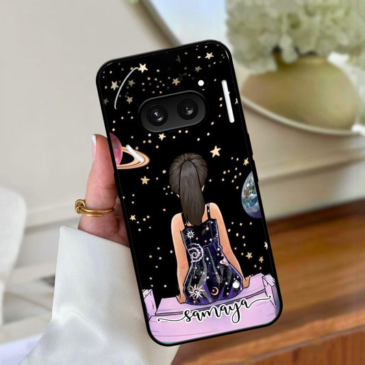 Girl In Universe Customised Glossy Metal Case Cover For Nothing - ShopOnCliQ