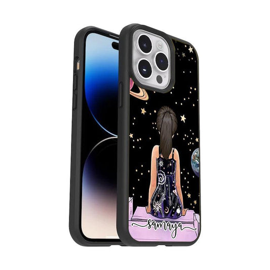 Girl In Universe Customised Glossy Metal Case Cover For Samsung - ShopOnCliQ