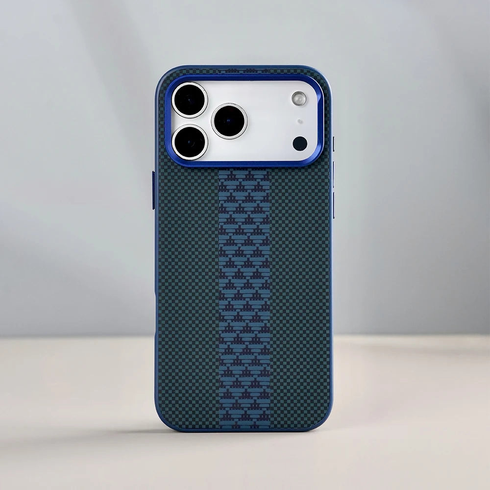 Luxury Leather Mobile Case for iPhone | Aramid Fiber Ultra Phone Cover