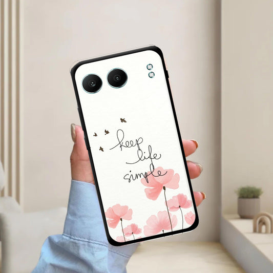 Keep Life Simple Glossy Metal Case Cover For OnePlus - ShopOnCliQ