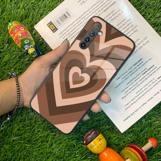 Latte Love Patter Glass Case Cover - Coffee For Realme/Narzo