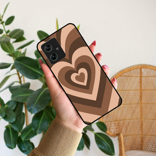 Latte Love Pattern Glossy Metal Case Cover For Motorola - ShopOnCliQ