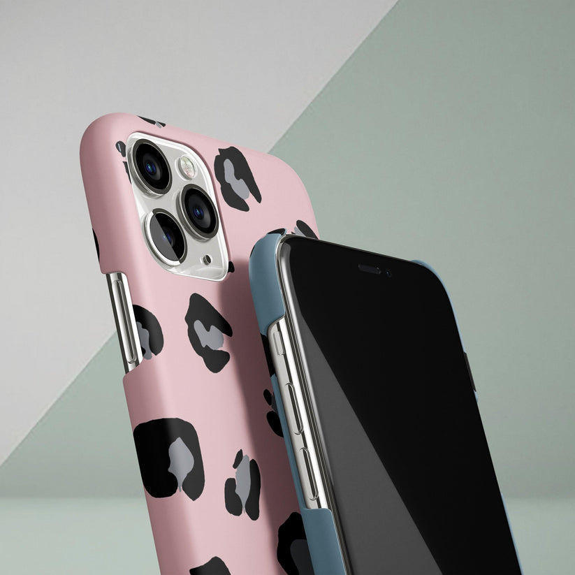 Leopard Design Slim Phone Case Cover Color Pink For Vivo
