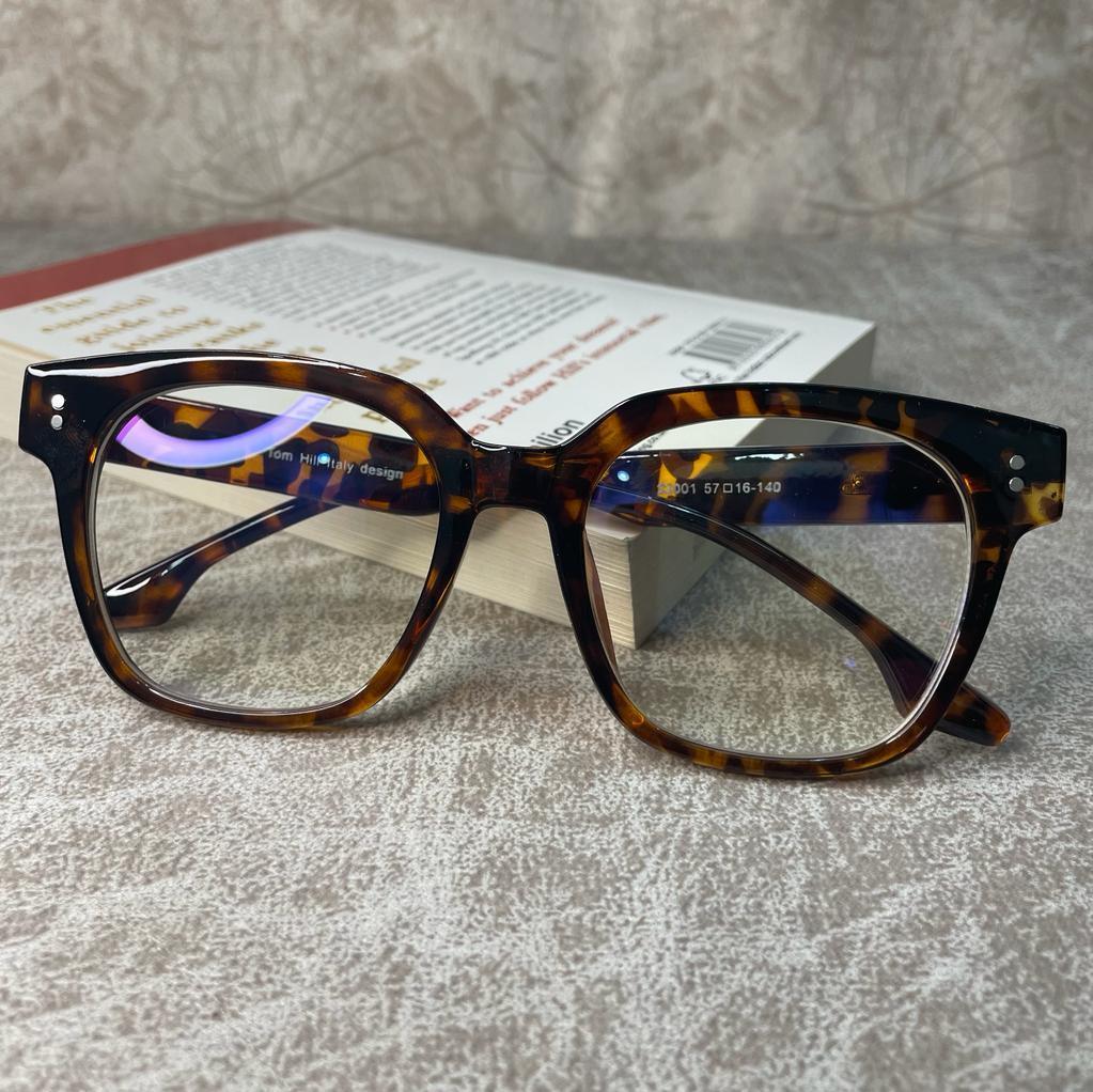 Leopard Spectacle Optical Eyeglasses Frames Blue Light Blocking Glasses - ShopOnCliQ