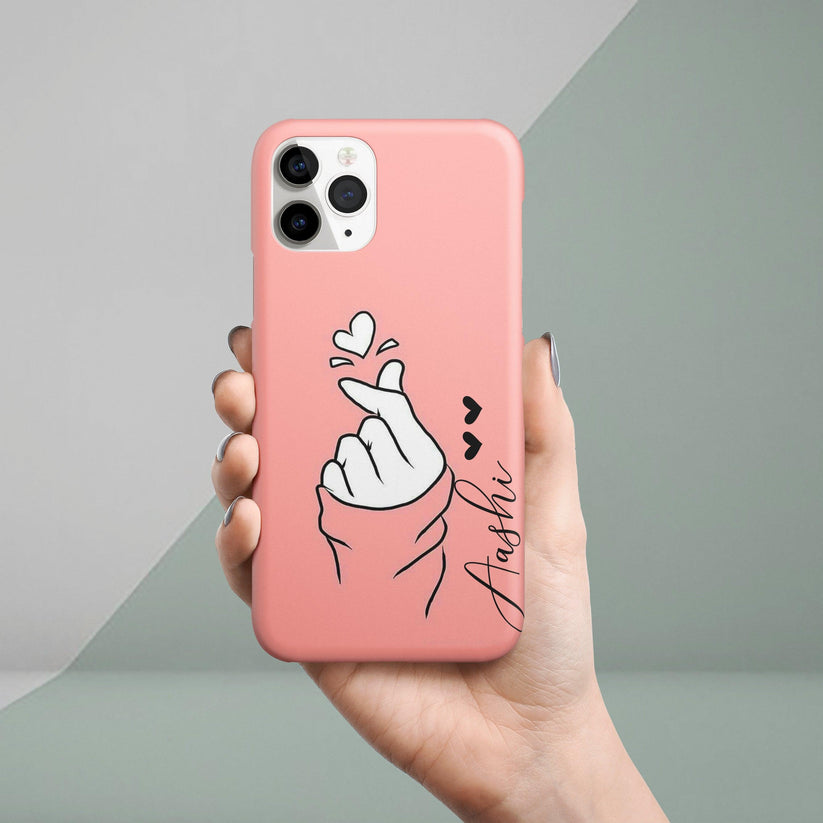 Customized Love Kpop Slim Phone Case Cover Color Pink For Realme/Narzo