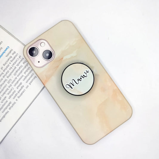 Marble Print Slim Matte Phone Case Cover For Samsung