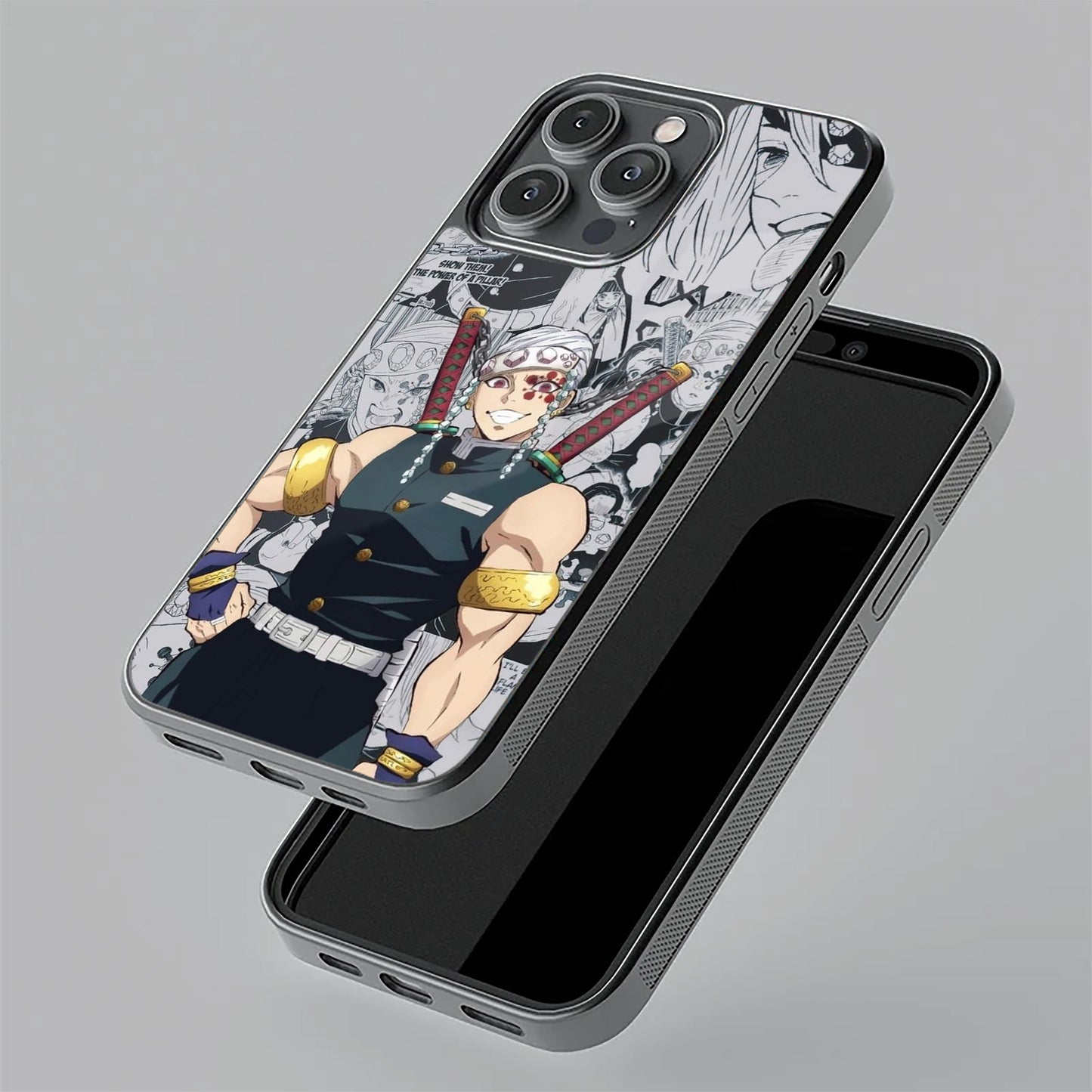 Mr. Flashy Glass Case Cover For Samsung