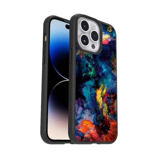 Multicolor Glossy Metal Case Cover For iPhone - ShopOnCliQ