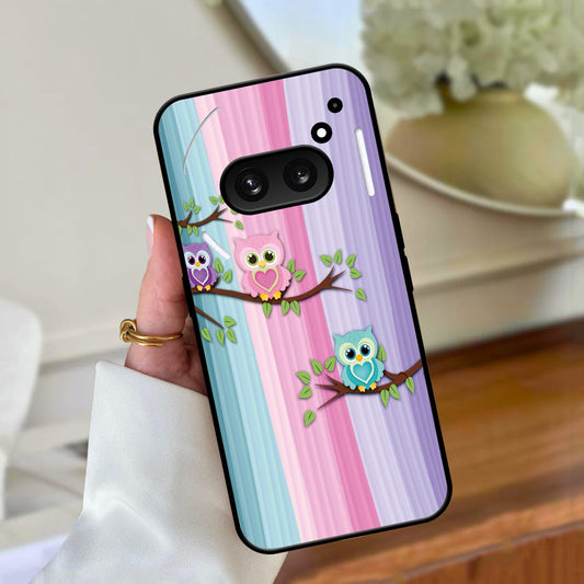Owl Glossy Metal Case Cover For Nothing - ShopOnCliQ