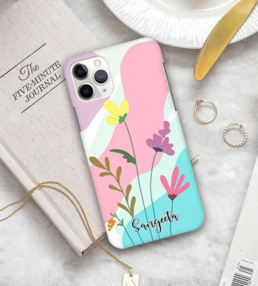 Pastel Flower Slim Phone Case Cover For iPhone