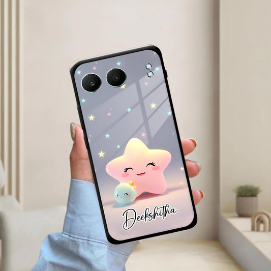 Pink Star Glossy Metal Case Cover For OnePlus - ShopOnCliQ